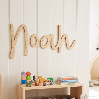Bamboo Name Plaque - 5 Fonts, 3 Sizes
