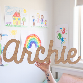 Bamboo Name Plaque - 5 Fonts, 3 Sizes