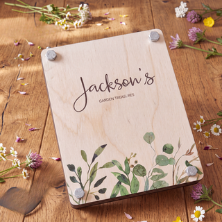 Personalised Flower Press