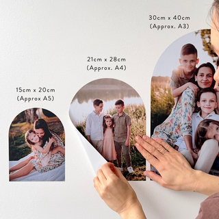 Arch Photo Decal Set - 15cm x 20cm