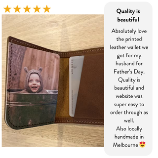 Photo Leather Wallet - Arlo and Co
