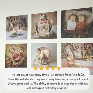 Square Photo Decal Set - 30.5cm - Arlo and Co