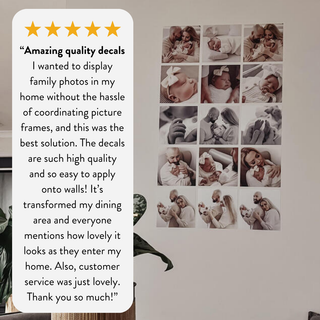 Square Photo Decal Set - 10cm - Arlo and Co