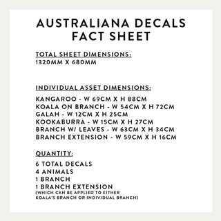 Australiana Decal Set - Arlo and Co