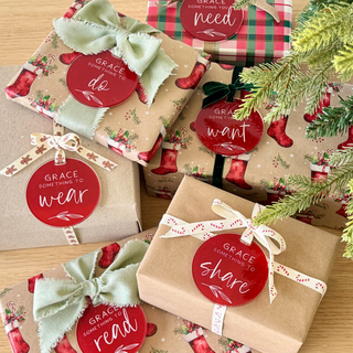 Simplicity Gift Tags - Set of 6 (Colourful) - Arlo and Co