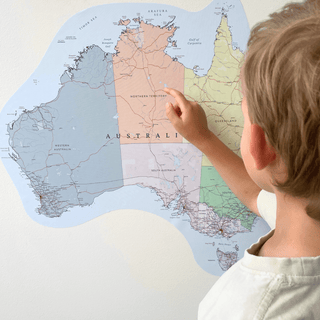 Australia Map Removable Wall Decal - Arlo & Co