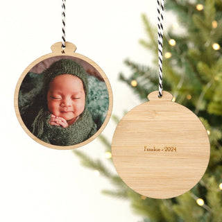 Bamboo Photo Ornament - Arlo & Co