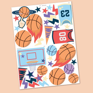 Basketball Wall Decal Set - Arlo & Co