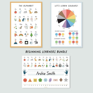 Beginning Learners Decal Bundle - personalised - Arlo & Co