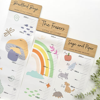 Height Chart - Alphabet - Arlo & Co