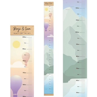 Height Chart - Balloons (colourful) - Arlo & Co