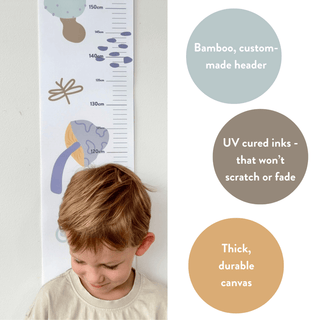 Height Chart - Mushrooms - Arlo & Co