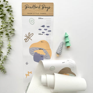 Height Chart - Mushrooms - Arlo & Co