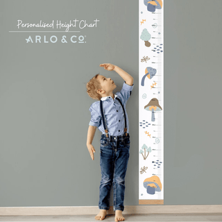Height Chart - Mushrooms - Arlo & Co
