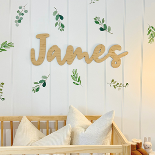 Bamboo Name Plaque - 5 Fonts, 3 Sizes - Arlo and Co