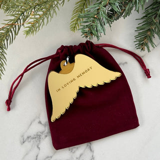 Luxe Angel Wing Ornament - Arlo & Co