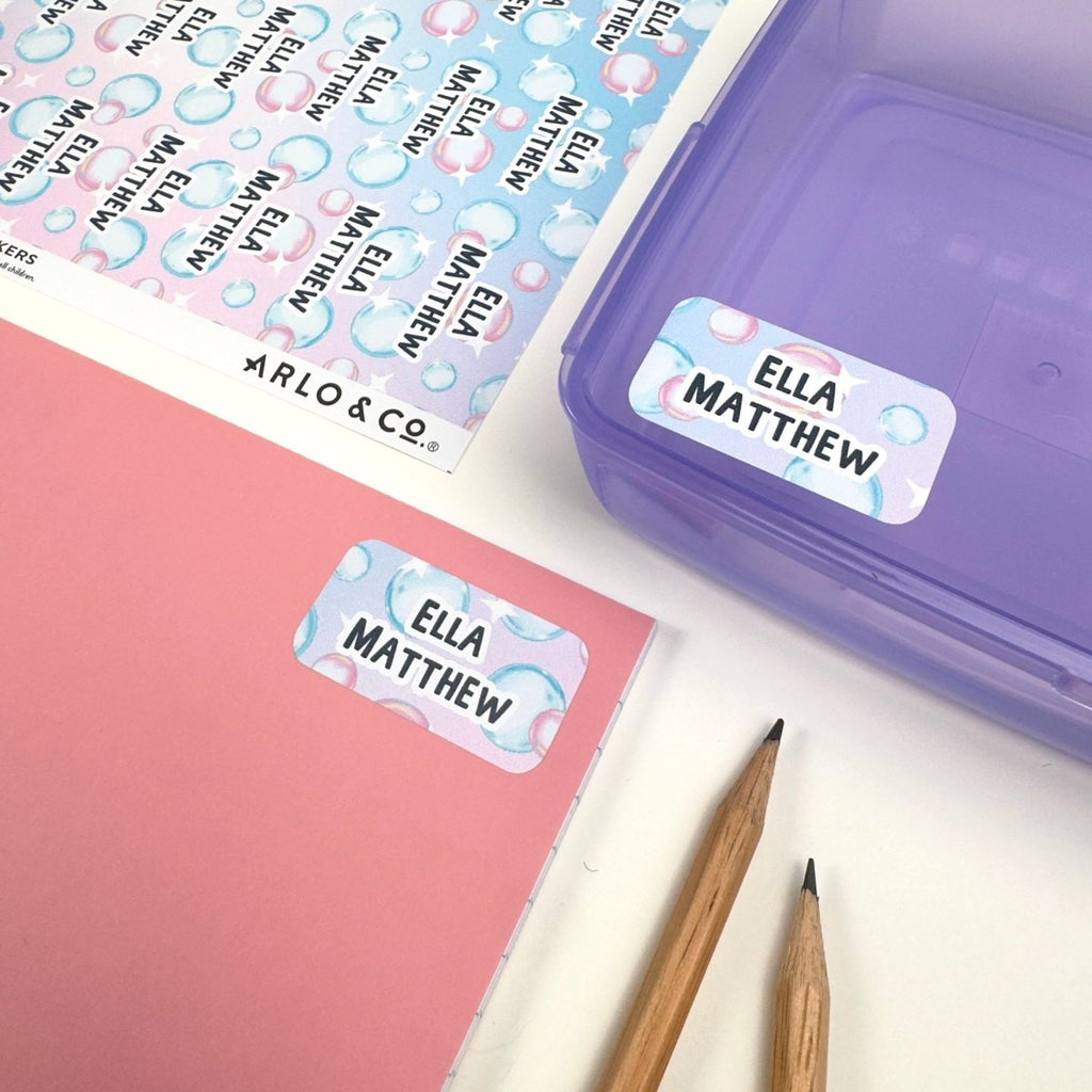 Medium (PATTERN) Stickers - 48 Name Labels – Arlo & Co