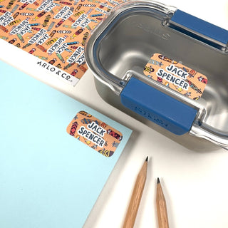 Medium (PATTERN) Stickers - 48 Name Labels - Arlo & Co