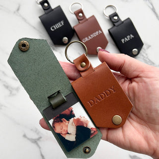 Monogram Luxe Photo Keytag - Arlo & Co