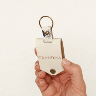 Monogram Photo Keytag - Florals - Arlo & Co