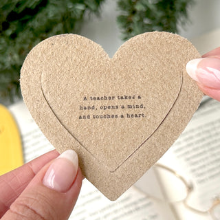 Heart Leather Page Keeper - Arlo and Co
