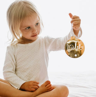 Personalised Ornament - Cursive Font - Arlo and Co