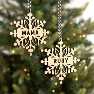 Personalised Snowflake Ornament - Arlo & Co
