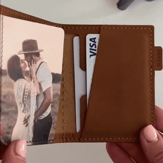 Photo Leather Wallet - Arlo & Co