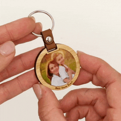 Round Luxe Photo Keytag - Arlo & Co