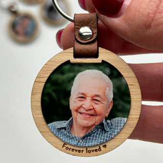 Round Luxe Photo Keytag - Arlo & Co