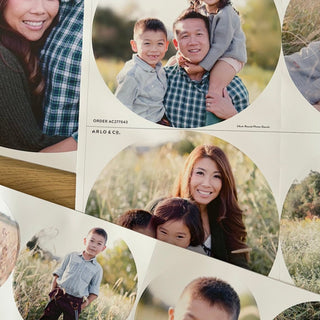 Round Photo Decal Set - 15cm - Arlo & Co