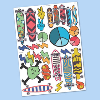 Skateboards Wall Decal Set - Arlo & Co