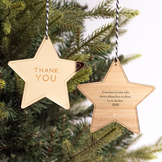 Luxe Thank You Ornament