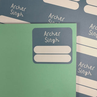 Subject Label (FULL COLOUR) - Arlo & Co