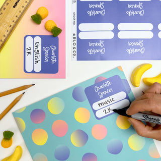 Subject Label (FULL COLOUR) - Arlo and Co