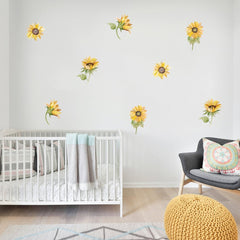 Sunflower Wall Decal Set - Arlo & Co