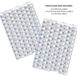 VALUE PACK (PATTERN) - 116 Name Labels - Arlo & Co