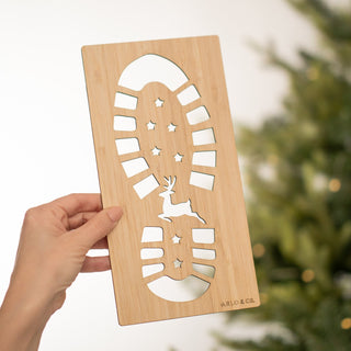 Santa Footprint Stencil - Arlo and Co