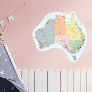 Australia Map Removable Wall Decal - Arlo & Co