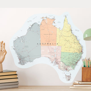 Australia Map Removable Wall Decal - Arlo & Co