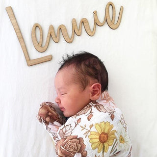 Bamboo Name Plaque - 4 Fonts, 3 Sizes - Arlo and Co