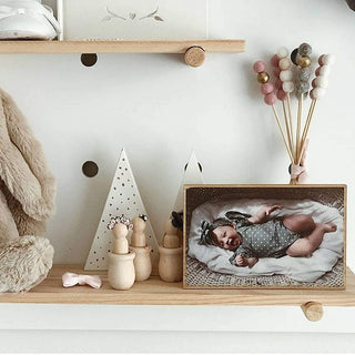 Bamboo Photo Card (Double-Sided, With Stand) - Arlo and Co