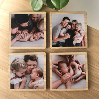 Bamboo Photo Magnet Set - Arlo & Co