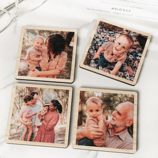 Bamboo Photo Magnet Set - Arlo & Co