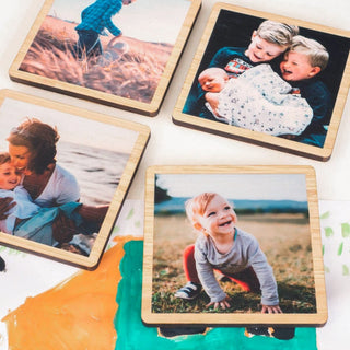 Bamboo Photo Magnet Set - Arlo & Co