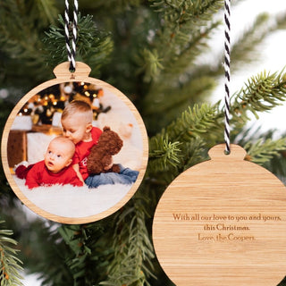 Bamboo Photo Ornament - Arlo & Co