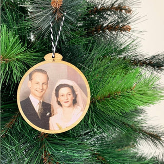 Bamboo Photo Ornament - Arlo & Co