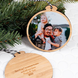 Bamboo Photo Ornament - Arlo & Co