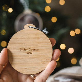 Bamboo Photo Ornament - Arlo & Co