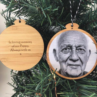 Bamboo Photo Ornament - Arlo and Co